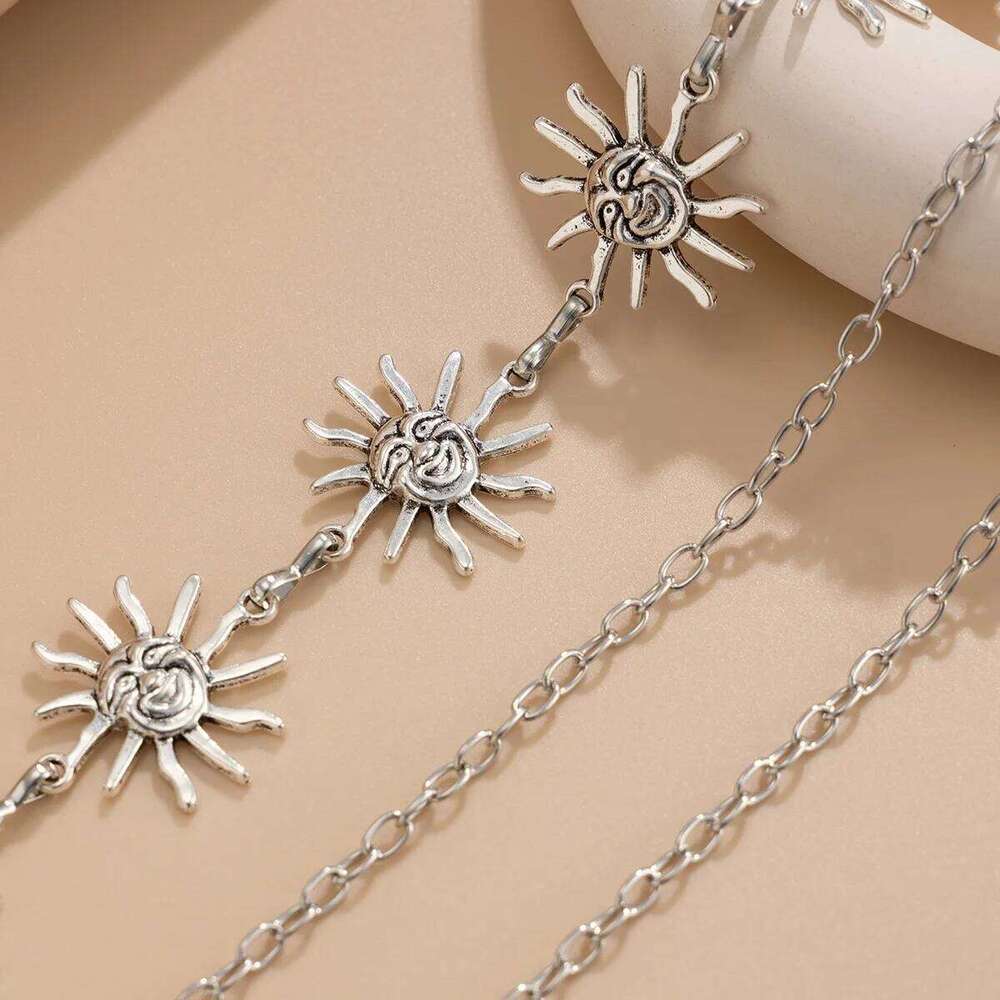 1 PCS Bohemian-style adjustable sun waist and abdomen chain body chain. Suitable for women's summer wearing of sexy bikini belt, S260304