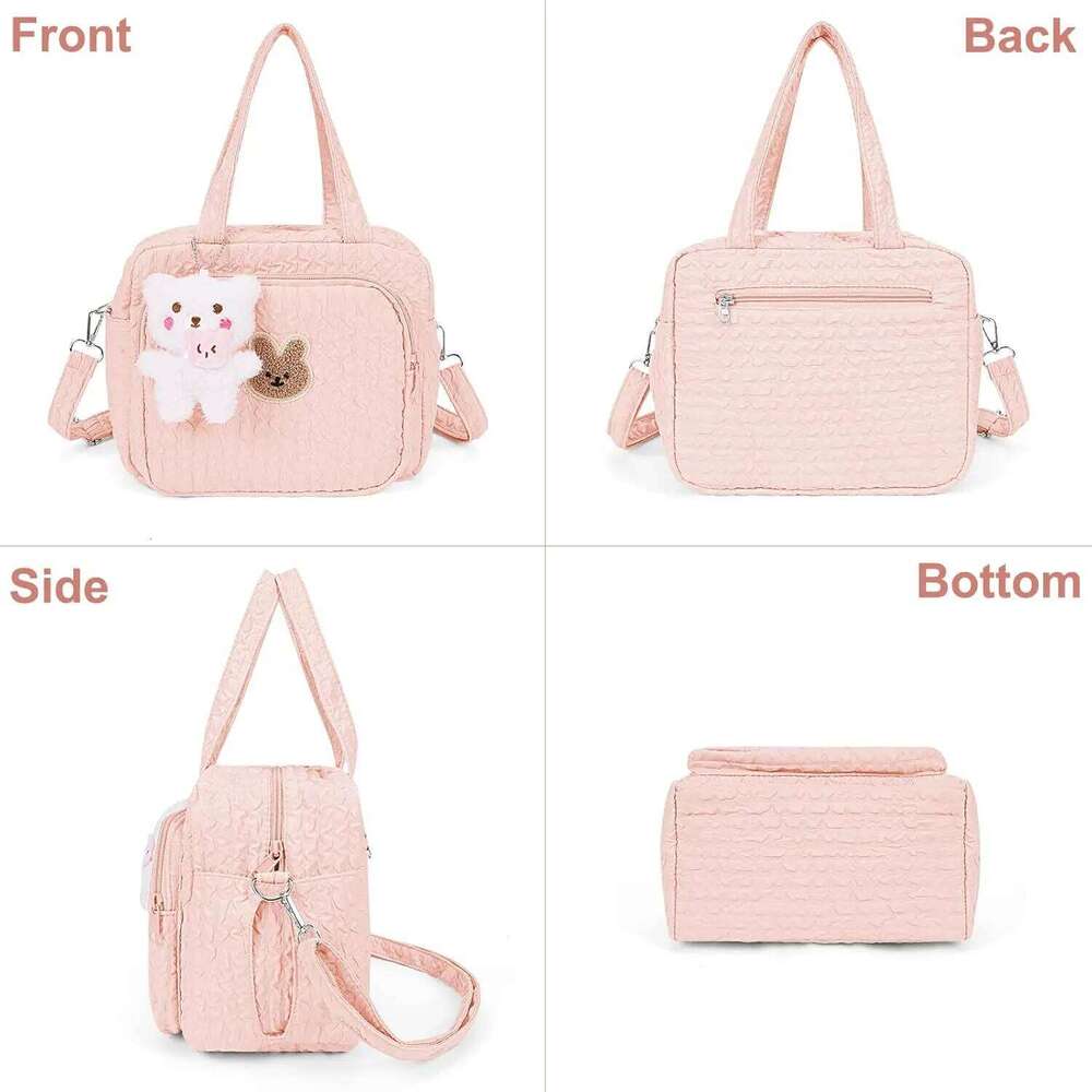 Tote, Mommy Cute Nappy Crossbody Travel Diaper Tote Multifunction Baby Storage Bag Z260304