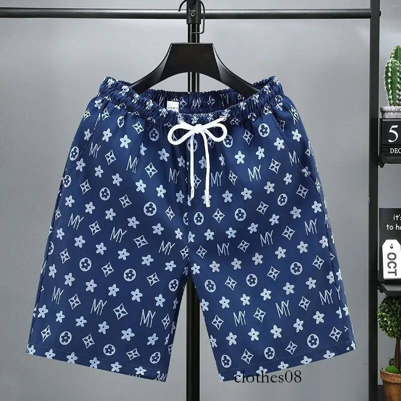 Trendy men's women's quick drying casual five part pants, thin and loose fit, sports beach pants for outerwear