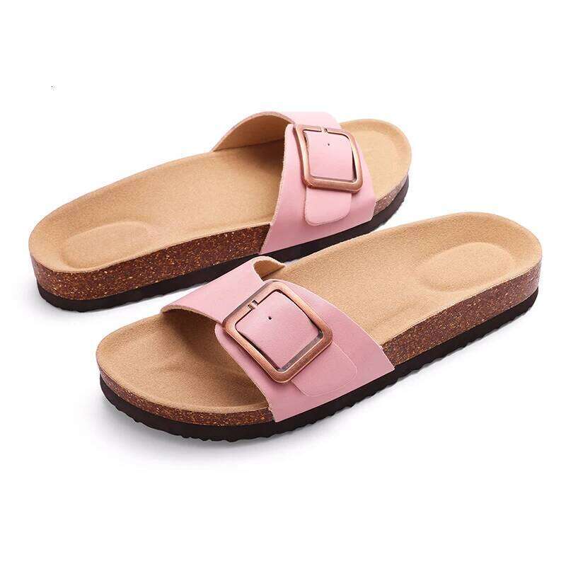 Kidmi Sllippers With Metal Buckle Fashion PVC Material Indoor Comfortable Beach Slippers Breathable Women Sandals