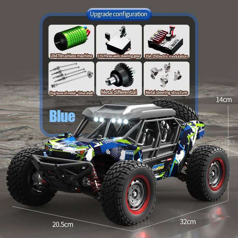 SCY 16106 PRO 4WD Off-Road RC Cars 70Km/h 2.4G Alloy Gear Brushless Motor 1:16 All Terrain Vehicles Drift Car Toy for Adults Z260304