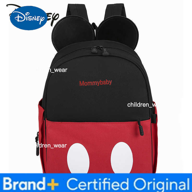 Disney Mickey Minnies New Diaper Bag Backpack Luxury Brand Fashion Baby Diaper Bag Large Capacity Multi Functional Baby Bag H260305