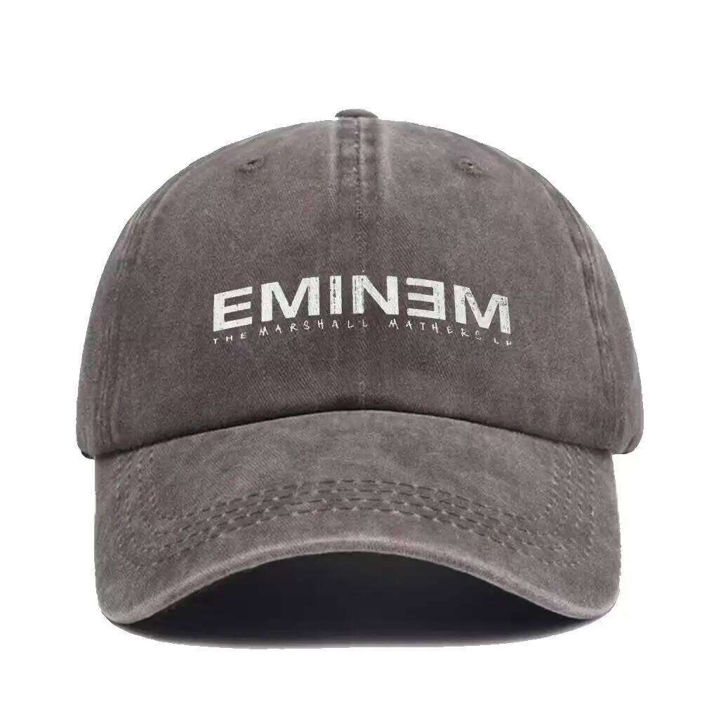 Vintage Rapper Rap God Eminem Baseball Men Women Distressed Washed Headwear Outdoor Workouts Adjustable Fit Caps Hat Y260304