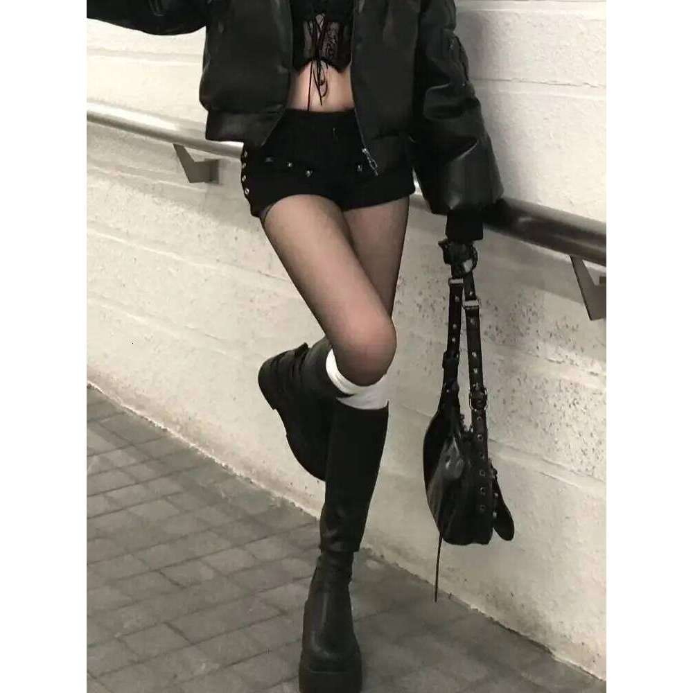 Summer Clothes Women's Shorts Jorts Denim Woman Pants Baggy Jeans Y2k Shoujo Girl Style Coquette Flared Jean Low Rise Pant XJ260305