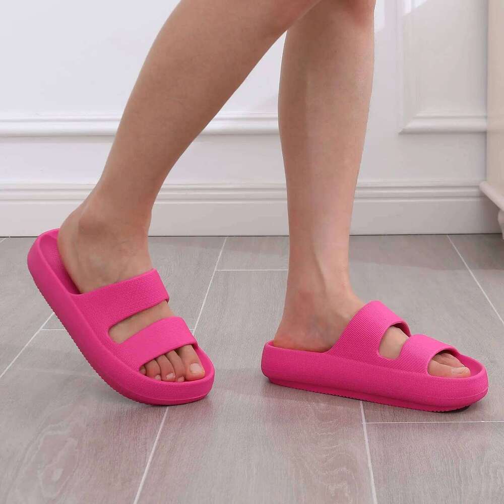 Kidmi Summer Flat For Outdoor Soft Sole Platform Sandals Indoor Home Women Non-slip Beach Slippers