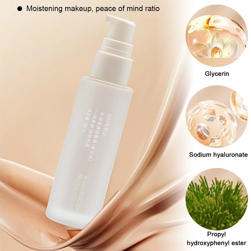 Women Whitening Liquid Foundation Brighten Cream Muscle Foundation Base Concealer Liquid Concealer Makeup Cosmetics 260305