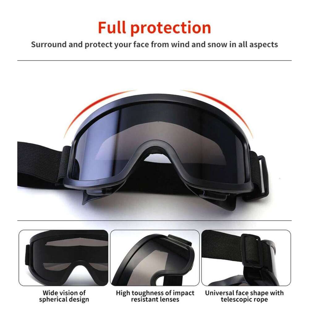 Ski Men Women Snowboard Glasses Winter Outdoor Sport Snow Sunglasses Uv400 Double Layers Lens Anti-Fog Skiing Goggles 9 S260304