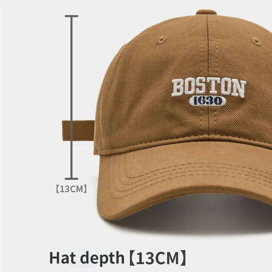 Large Size 65cm Ins Embroidered Peaked Cap Korean Style Versatile Curved Brim Trendy Men's Spring Autumn Baseball Caps Y260304