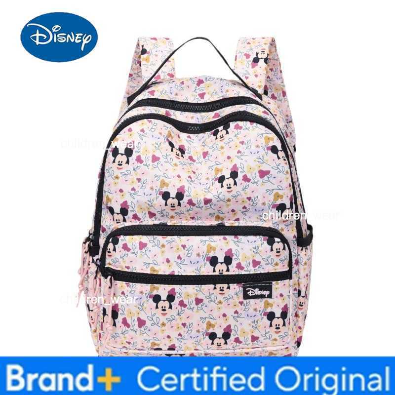 Disney 2026 New Cartoon Fashion Mickey Large-Capacity Backpack Casual Travel Bag Student School Bag H260305