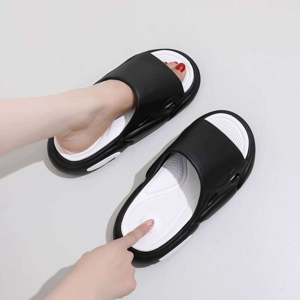 KIDMI Platform Flat Fashion Women EVA Summer Beach Slippers Home Bathroom Sandals New Unisex Shoes