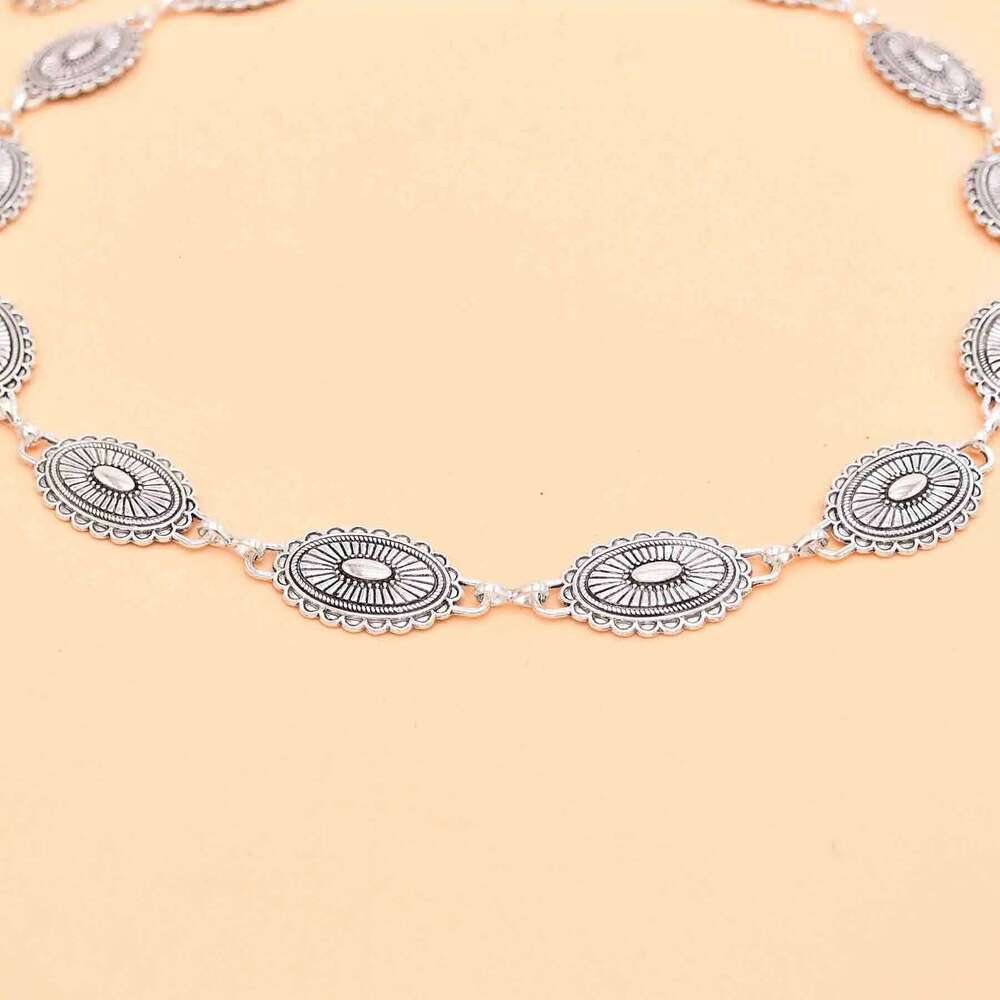 Retro Vintage Gold Alloy Gypsy India Belly Ethnic Waist Chains for Women Party Dance Jewelry S260304