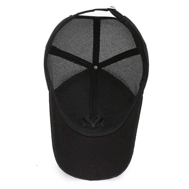 New Spring/Summer Embroidered Letter Camouflage Men'S Fashion Casual Baseball Cap Breathable Cap, Mesh Visor Hat Y260304