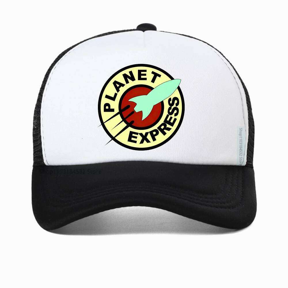 Planet Express Funny Logo Design baseball cap Futurama Graphic Printed caps Cotton Casual Fashion Streetwear Hip Hop hat Y260304