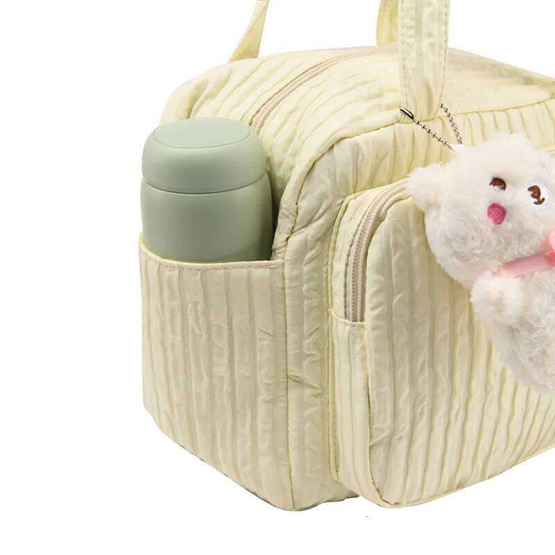 Cotton Mommy Diaper Bags for Cute Handbags Baby Items Organizer Nappy Caddy Bag Maternity Pack Mother Kids Z260304
