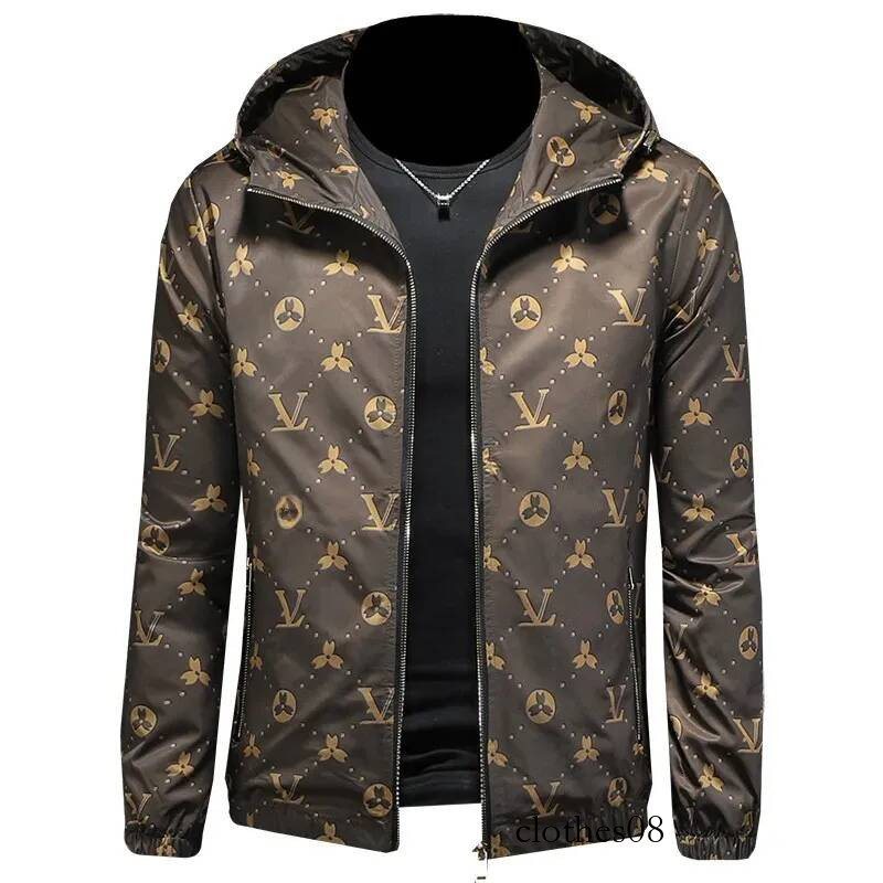 New 2025 Men's Hooded Fashionable Youth Outerwear Trendy Autumn Coat Handsome Loose Fit Casual Jacket