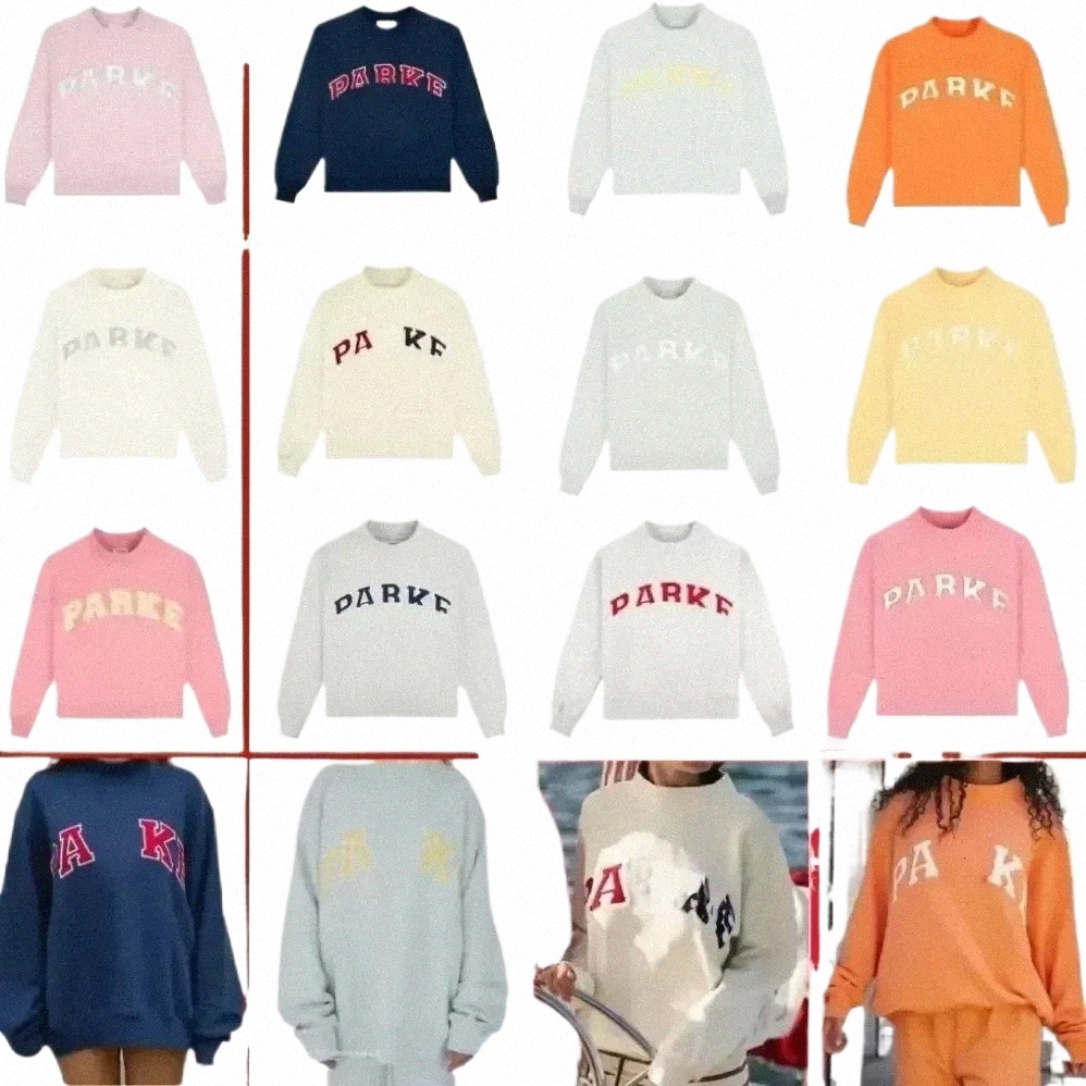 parke sweatshirt parke mockneck parke hoodie fashion women designer hoodie sports jogging sweatshirt womens autumn loose fit letter print fashion luxu 61Br#