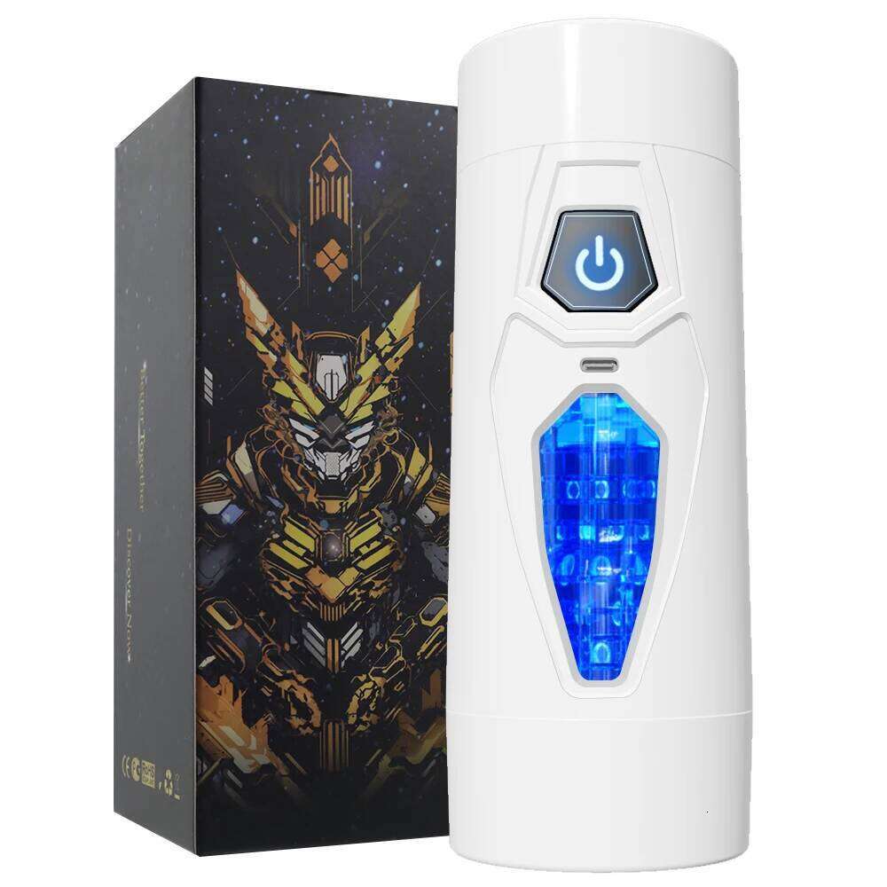 2 IN 1 Automatic Double Headed Masturbators Cup Male Vaginas Vacuum Pocket Pussy Training Extension Sex machine For Adult Men W260305