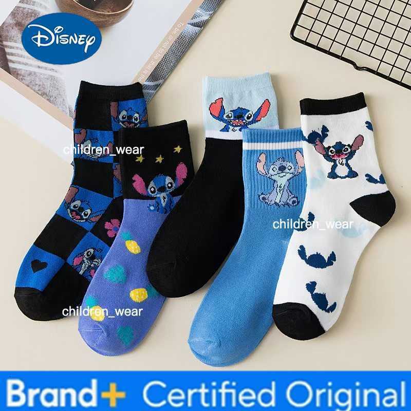 Disney Special Offer In Stock Stitch Anime Lilo Stitch Cotton Midtube Stockings Socks Anime Peripherals Fans Or Kids Birthday Gift H260306