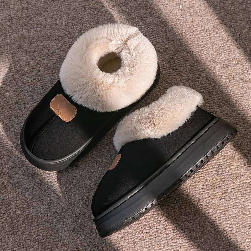 2025 Women's New Thickened Bottom Snow Boots Winter Foot Protection Outerwear Cotton Warm Shoes EVA Material Chinese Origin