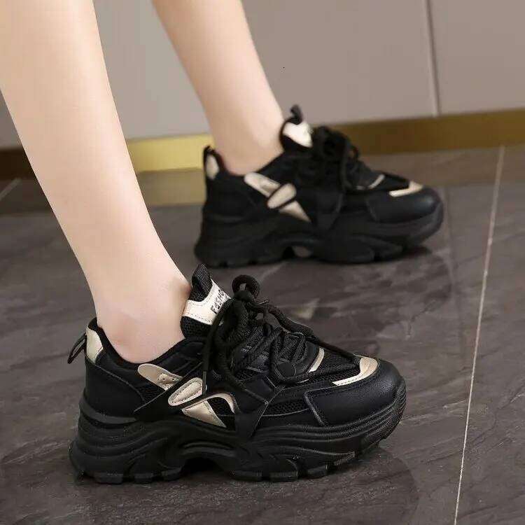 The New Retro Spring Platform Casual Versatile Fashion Designer Shoes High Quality Women Sneakers