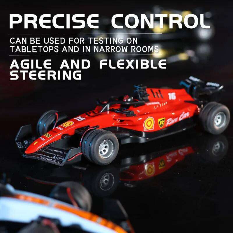 1:64 Formula Racing 2.4G Remote Desktop RC Drift Car With APP Control & Light High Speed Cars Toys Gifts C260305