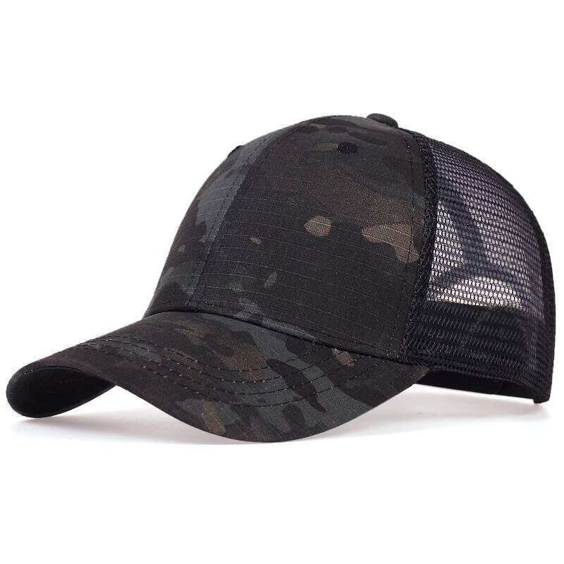 Mesh Summer Sun Hat Caps for Women Adjustable Baseball Cap Men Trucker Camouflage Jungle Tactical Hats Y260304