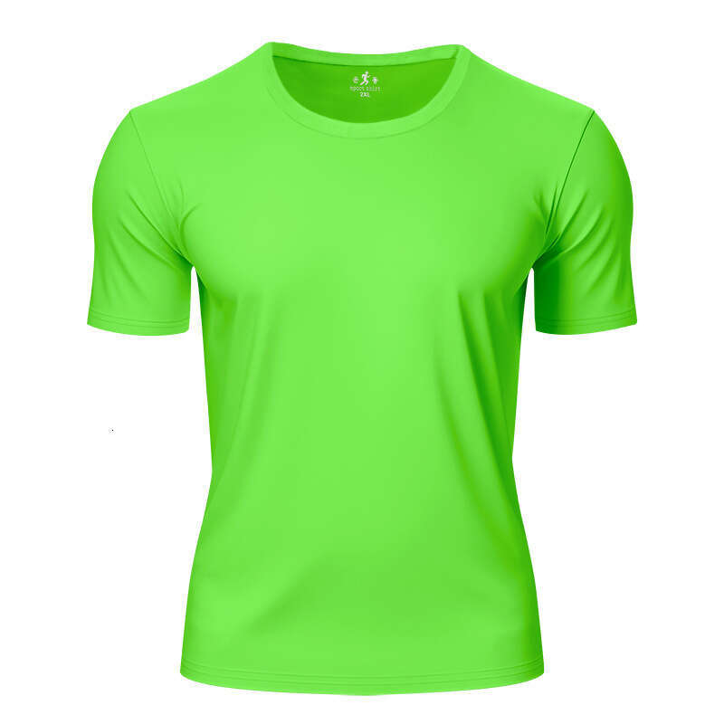 2025 Cross-Border TK Hot-Selling Unisex Quick-Dry Round Neck Short Sleeve Marathon Fitness Sports T-Shirt
