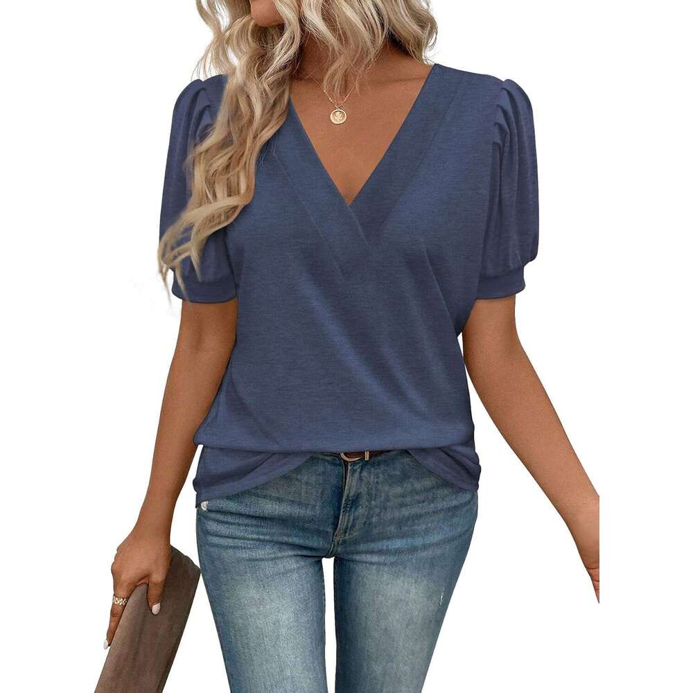 Womens Beach Vacation Summer Tops Cute Blouses Spring T Shirts Casual Dressy Tees Designer Fashion Trendy Clothes 2026