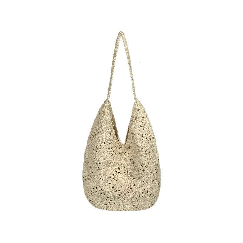New Fashionable Versatile Woven For Women, Simple And Stylish Large Capacity Tote Bag With A Casual Look