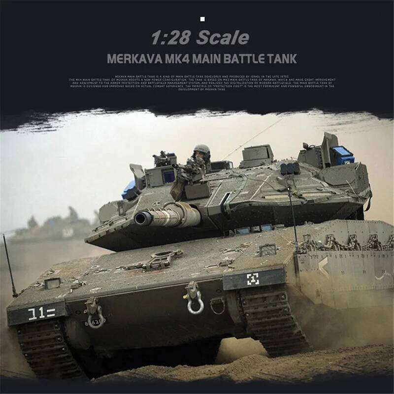WW2 Military Merkava MK4 Main Battle Tank Series Building Blocks Bricks Model MOC Army Weapon Soldier Sets Kids Toys Boys Gifts Z260306
