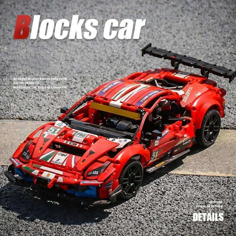 1677PCS New Technical City Racing Toys Building Blocks 42125 Vehicle Bricks Super Speed Sports Car Models Kids Adult Gifts Z260306