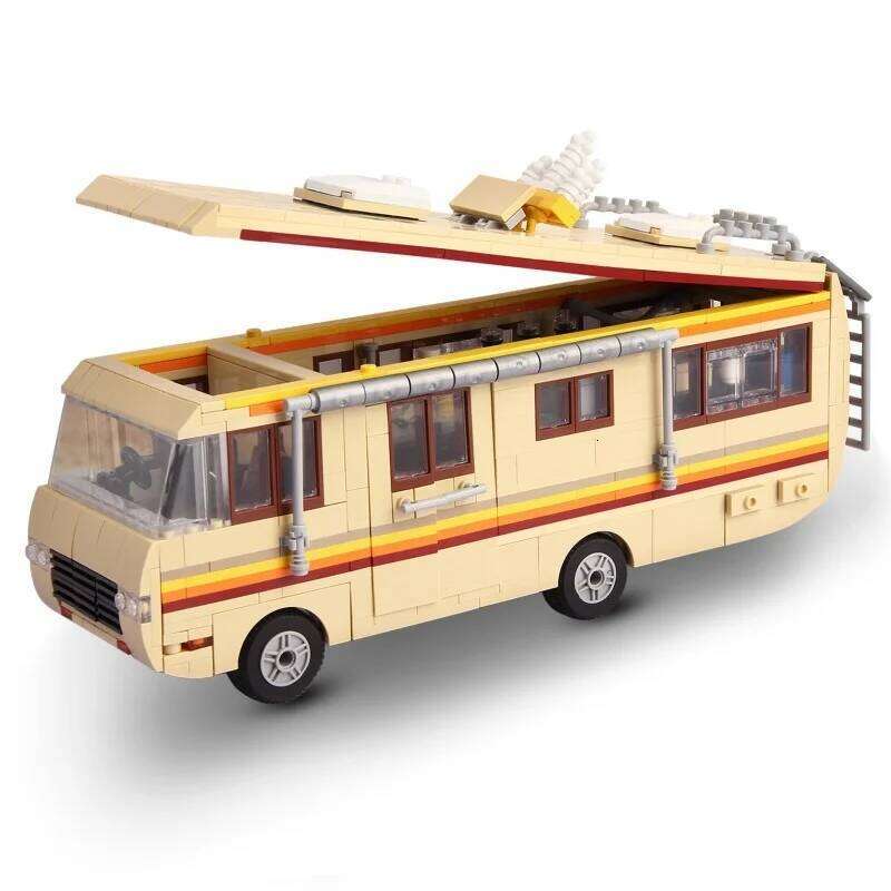 986PCS Technology Breaking Bad Building Blocks Movie Game Bus Vehicle Collect Model Brick DIY Puzzle Toys for Boy Christmas Gift Z260305