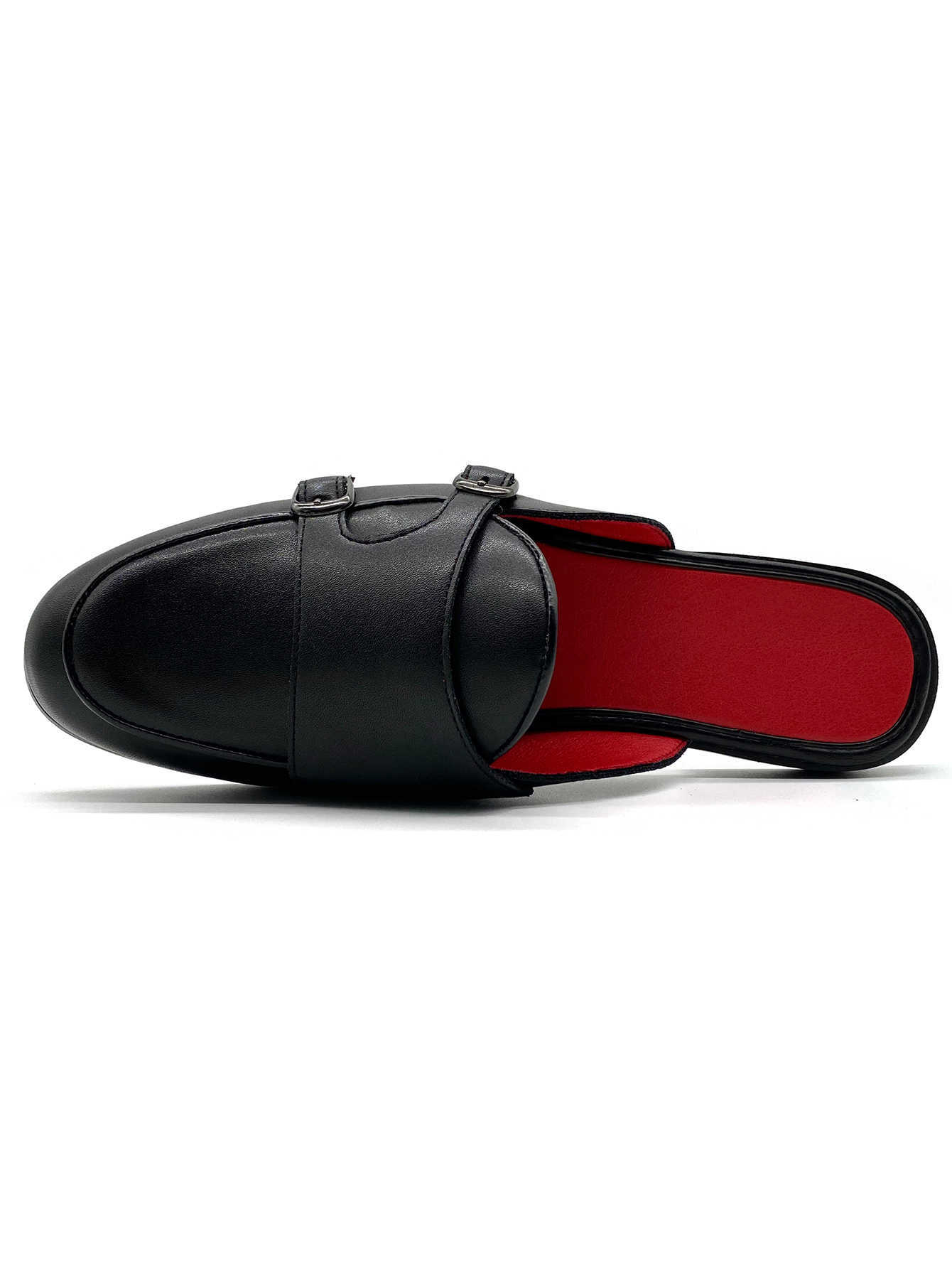 NXY Slippers Dress Shoes Lace Up Polished finish Flat-bottomed Cut Shoes Sandals Mid Black Shoes Leather Slippers Flip Flops For Men