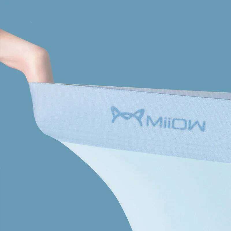 MiiOW 3Pcs Ice Silk Men Underwear Boxers 3A Breathable Crotch Man Underpants Graphene Antibacterial Men's Panties Boxer Trunks