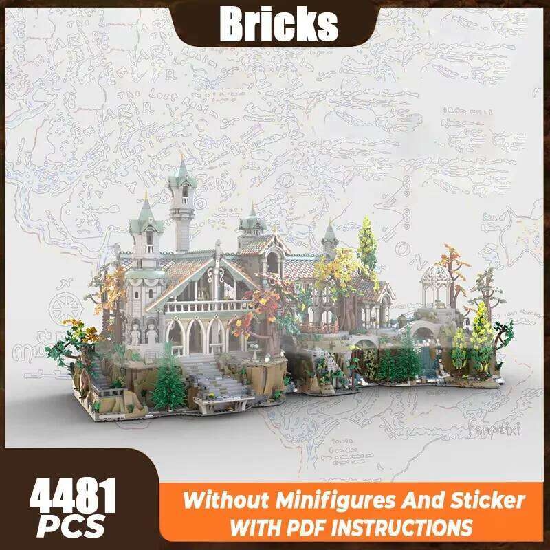Moc Building Bricks Street View Challenge Extended CastleTechnology Modular Blocks Holiday Gifts Toys For Children DIY Sets Z260306