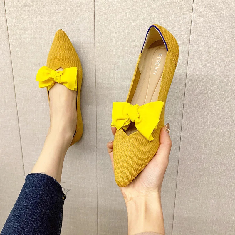 Ladies flat shoes casual single shoes 260306