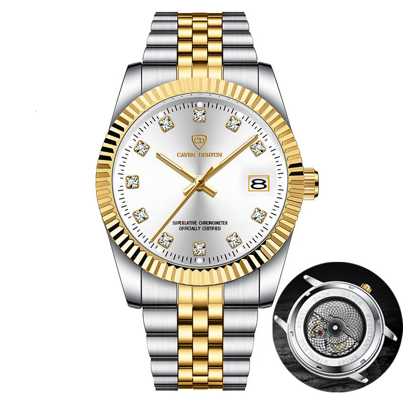 Designer High Quality Men Watch Business Casual Style Waterproof Luminous Date Display Quartz Wristwatch for Men Daily Use