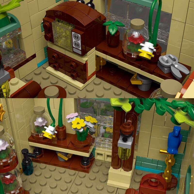 Creative Expert City Florist Building Blocks Model With light Sets MOC Streetview Modular Architecture Boys Toys Childrens Gifts Z260306