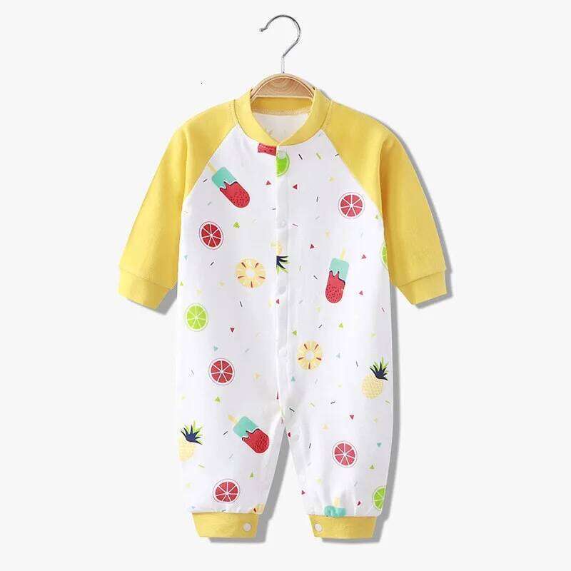 2021 Winter Newborn Pajamas Baby Funny Toddler Clothes Fashion Lovely Infantil Romper Girls Onesie 3 6 12 24 Month Z260306