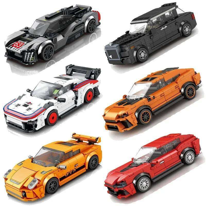 Speed Series Vehicle Building Blocks Supercar Set Racing Sports Car Classic MOC Model Bricks DIY Toy Kid Holiday Gifts Z260305