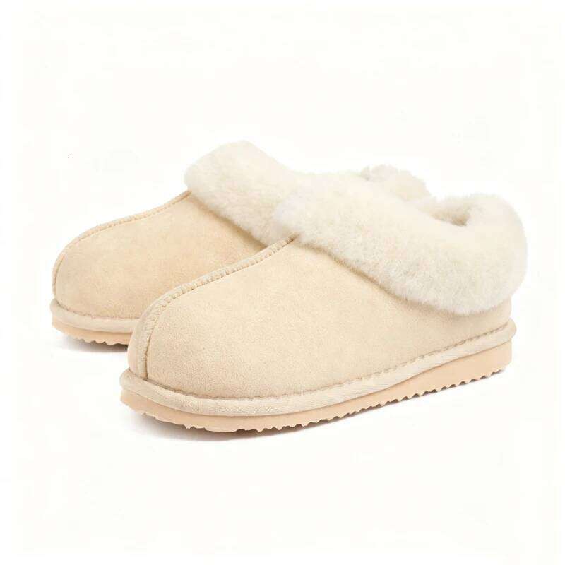 Litfun Winter Fuzzy Slippers For Women Non-slip Home Platform Indoor Slides Fluffy Warm Cozy Outdoor Women's Cotton Shoes