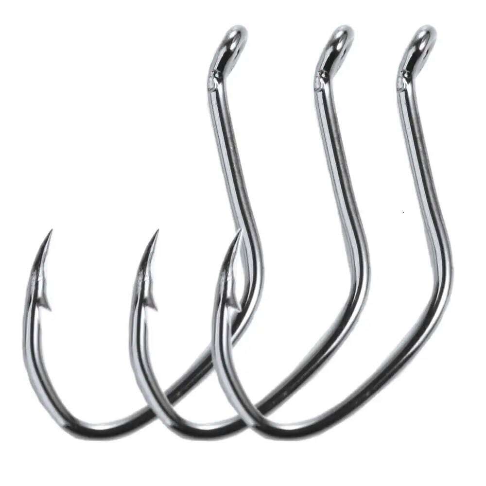 Mustad Sharp Circle Fishihook Set Japan Catfish Sea Hook Fishing Hooks Barbed Fishhook Y260305