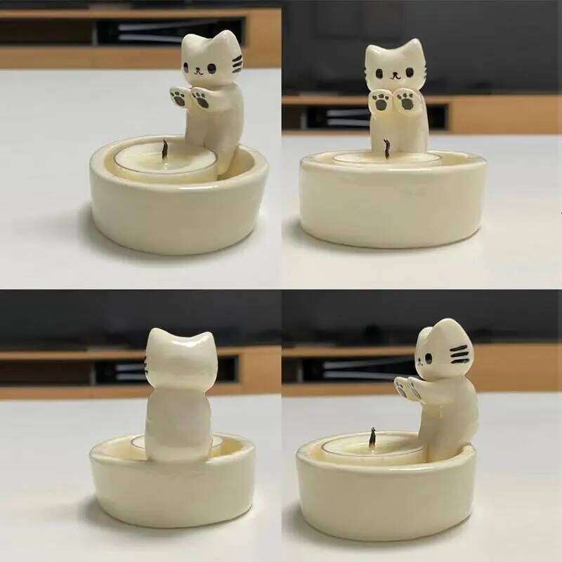 Cat Paw Warming Cute Aromatherapy Lamp Sturdy and High Temperature Resistant Tea Light Candle Holder XJ260305