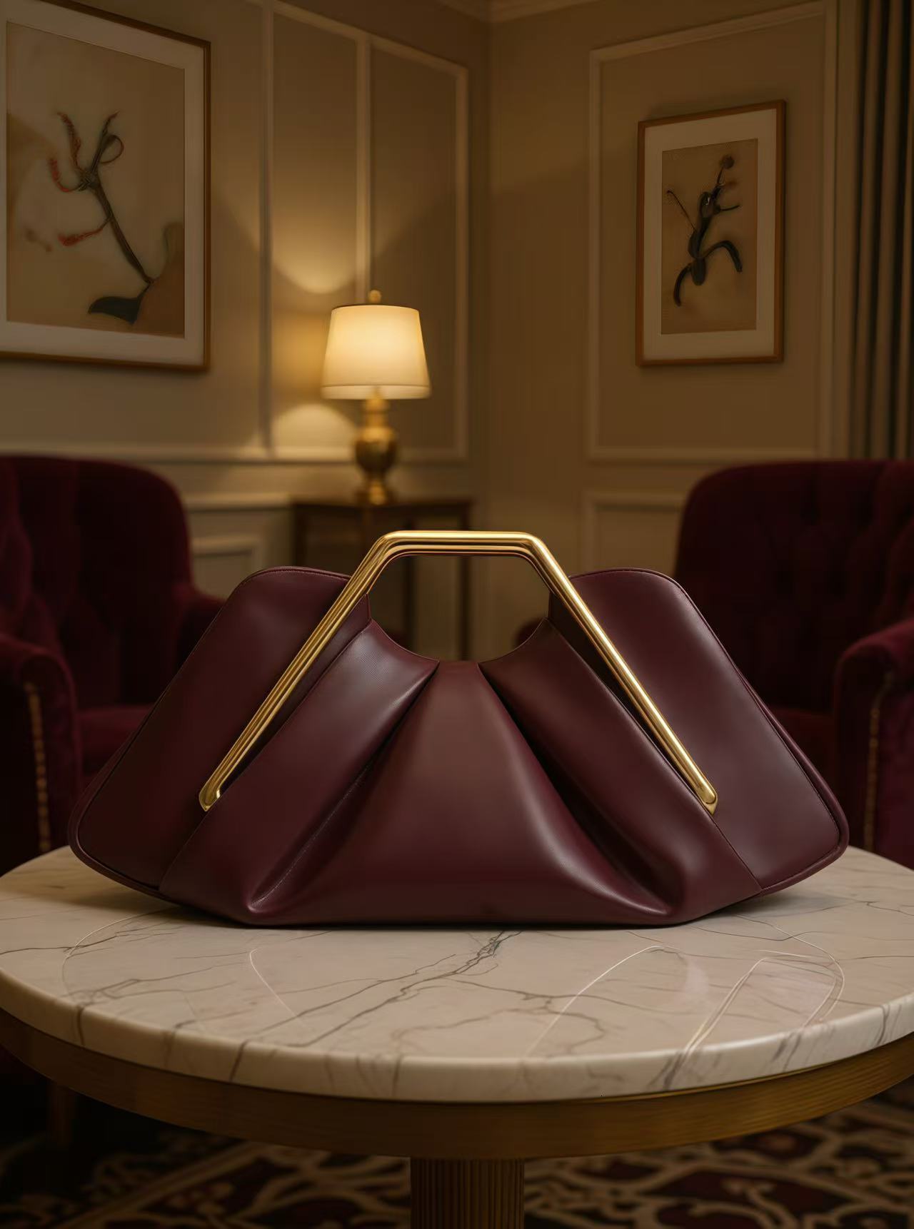 2026 New Cross-border Soft Leather Bag For Women, Niche Cloud Luxury Handbag Bag, Evening Pleated Bag, High-end Crossbody Underarm Bag For Women