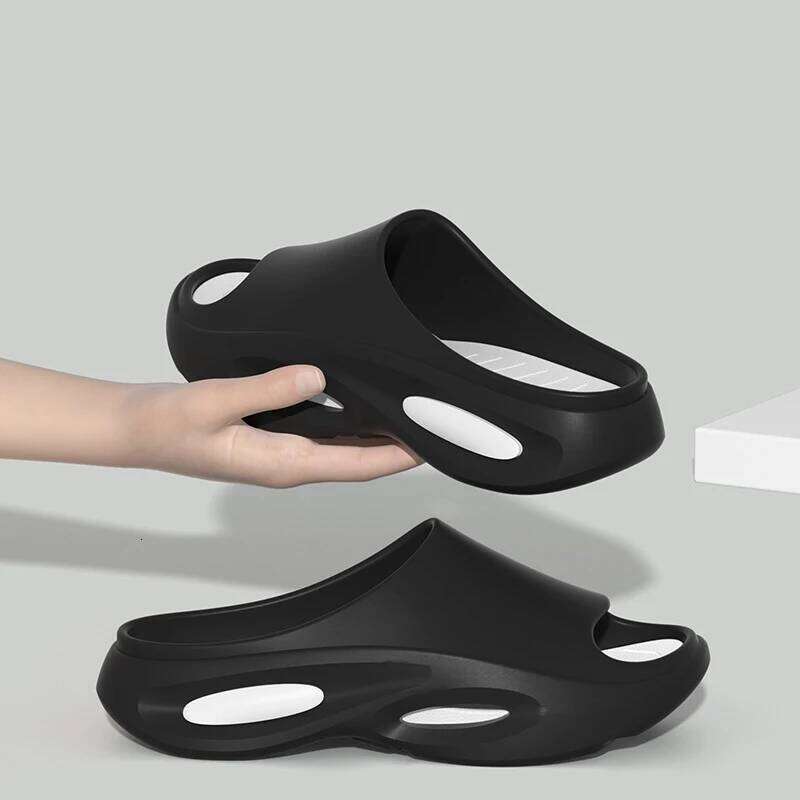LItfun Comfortable Antislip Soft Sole Male Slippers Indoor Bathroom Beach Shoe Fashion Platform Men Sandals House Shoes