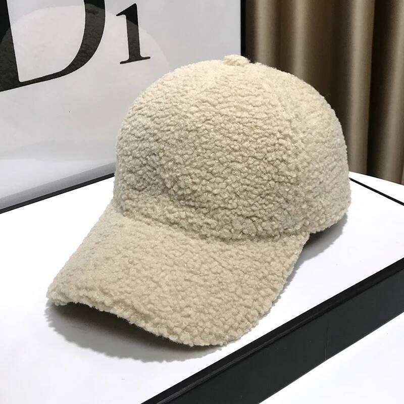 Winter Hats For Women Caps Plush Thickened Warm Baseball Cap Female Casual Solid Color Fashion Design Outdoor Y260304