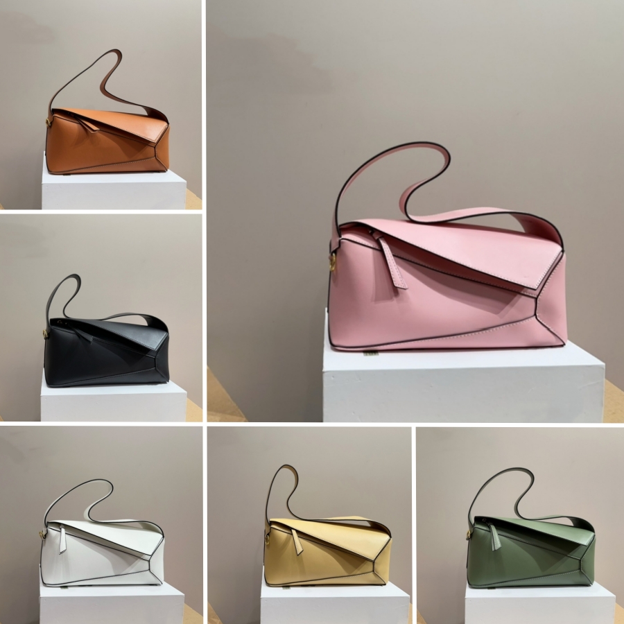 Women's Fashion Geometry Crossbody Bags Geometric Solid Shoulder Bag High Quality Designer Puzzle Handbags Portable Diagonal Flip Cover Hobos Togo Purse New