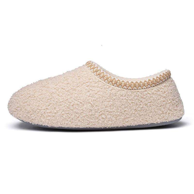 Litfun Winter Furry Memory Foam Women's Slippers Teddy Indoor Sock With Soft Rubber Sole Fashion Curly Fleece Shoes