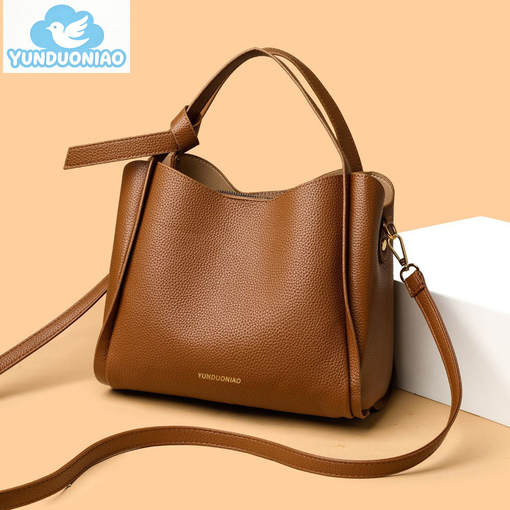 YUNDUONIAO new bucket bag new women's bag commuting fashion shoulder bag handbag high-end large capacity crossbody bag