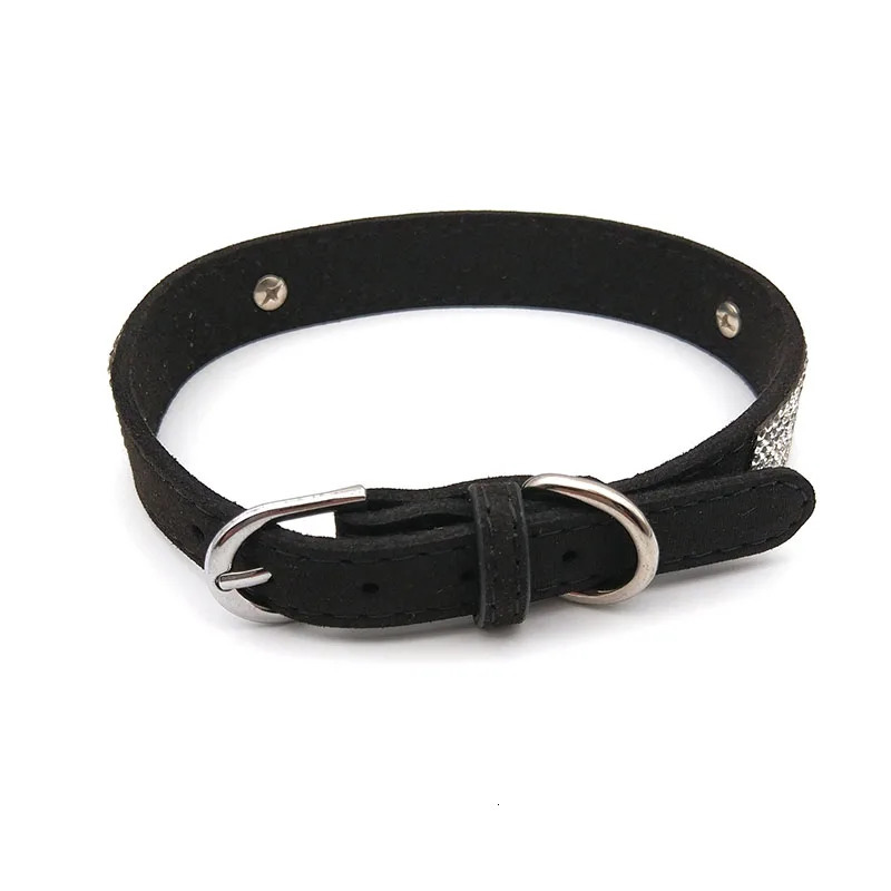 Shiny Rhinestone Letters Custom Collar Choker Necklace Women Men Sexy Black Soft Leather Customized Name Cosplay Party Jewelry 260302
